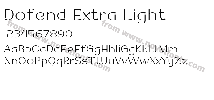 Dofend Extra LightPreview