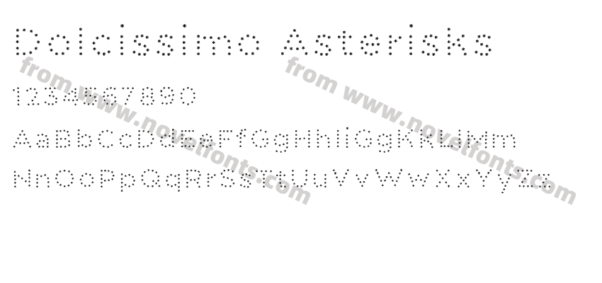 Dolcissimo AsterisksPreview