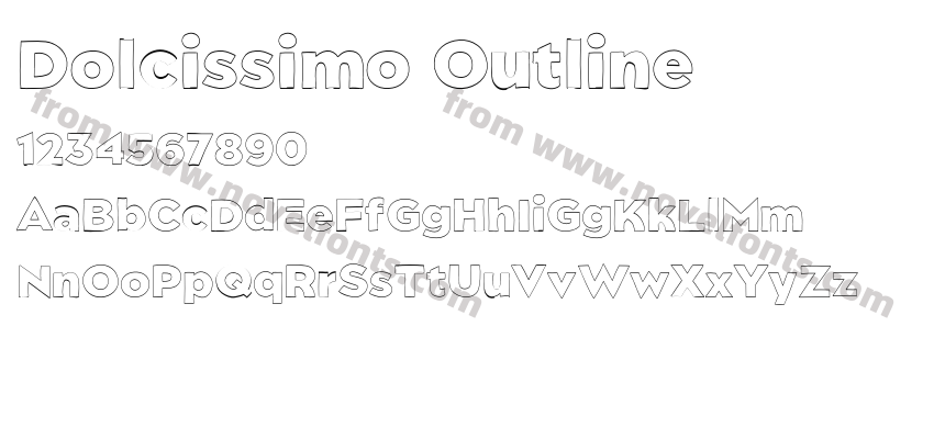Dolcissimo OutlinePreview