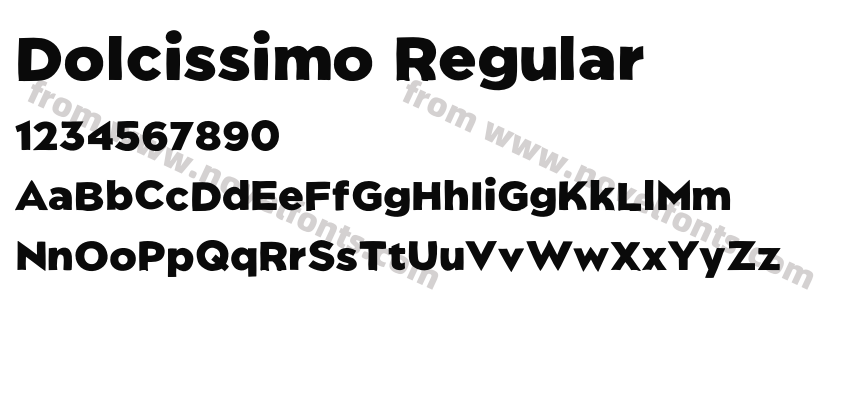 Dolcissimo RegularPreview