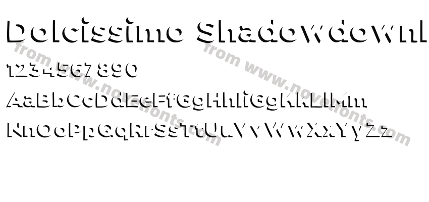 Dolcissimo ShadowdownleftPreview