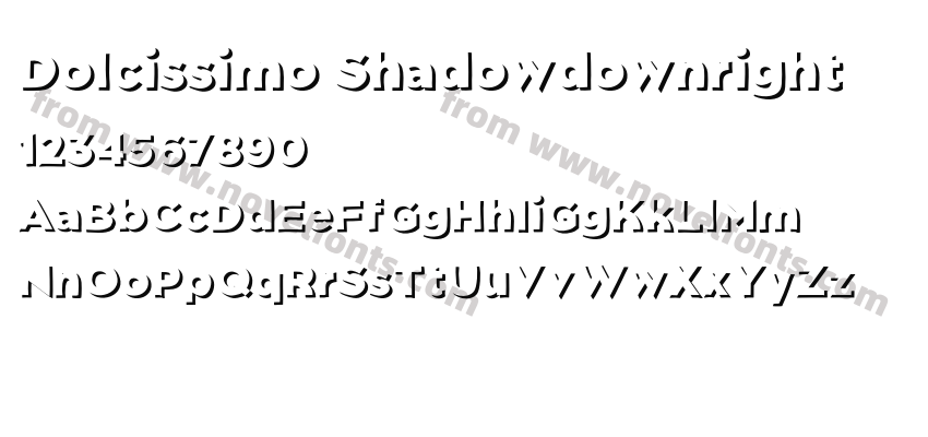 Dolcissimo ShadowdownrightPreview