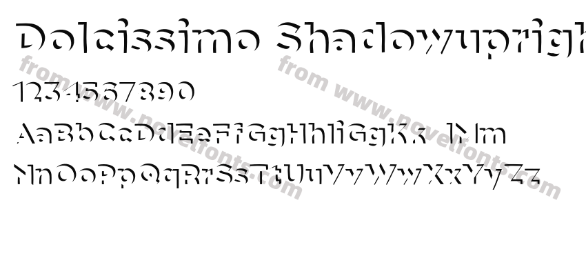 Dolcissimo ShadowuprightPreview