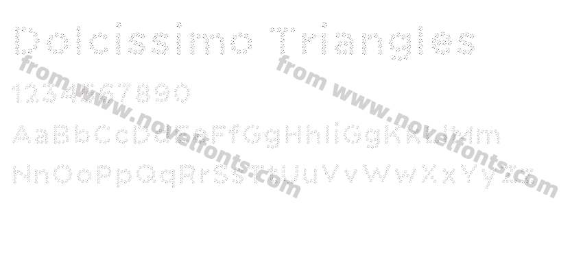 Dolcissimo TrianglesPreview