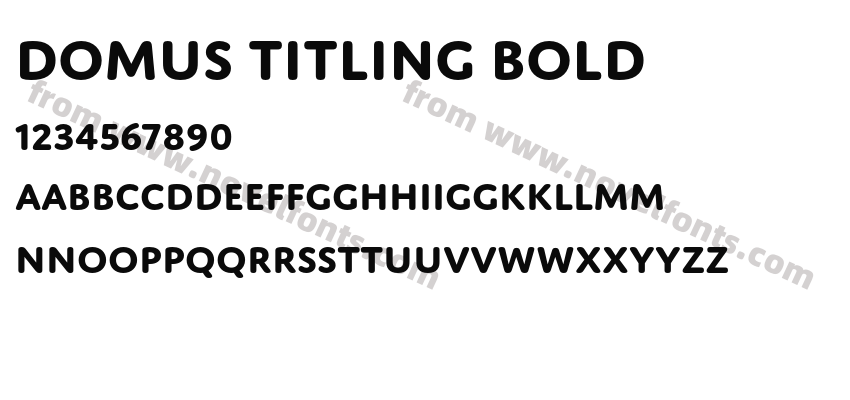 Domus Titling BoldPreview