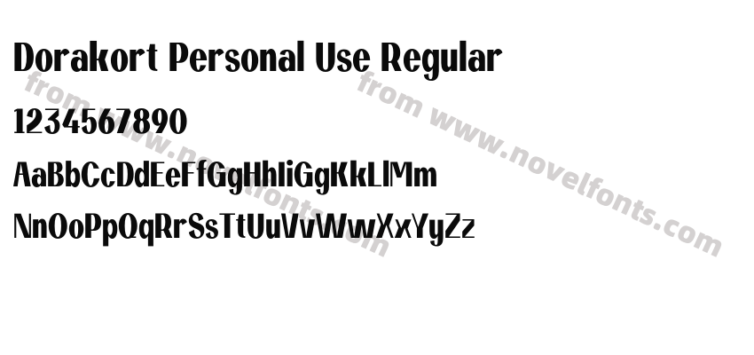 Dorakort Personal Use RegularPreview