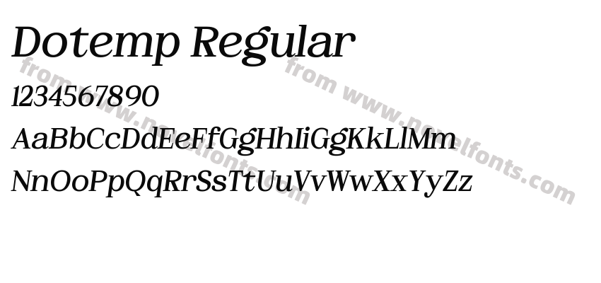 Dotemp RegularPreview