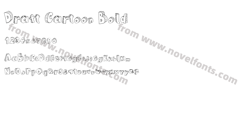 Draft Cartoon BoldPreview