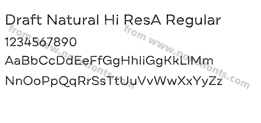 Draft Natural Hi ResA RegularPreview