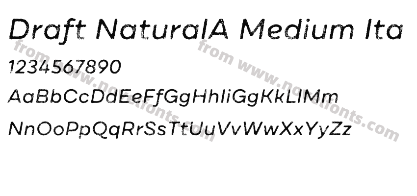 Draft NaturalA Medium ItaPreview