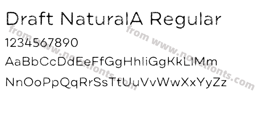 Draft NaturalA RegularPreview