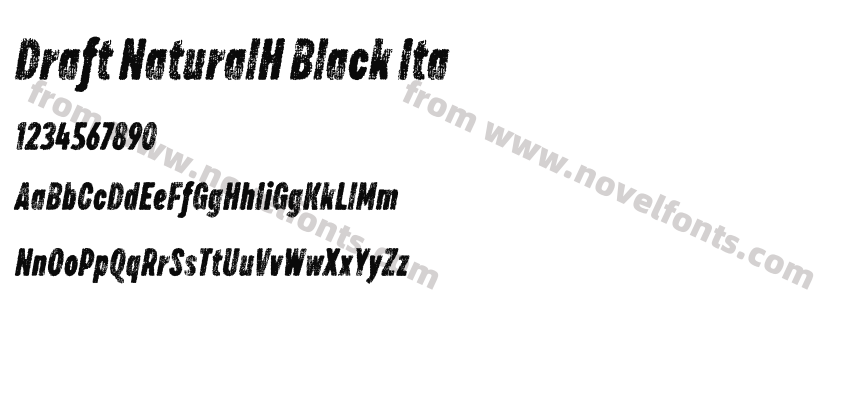 Draft NaturalH Black ItaPreview