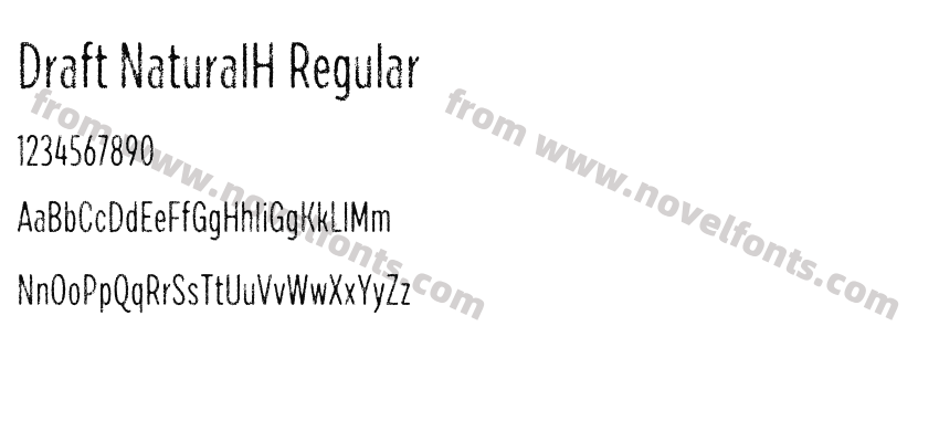 Draft NaturalH RegularPreview