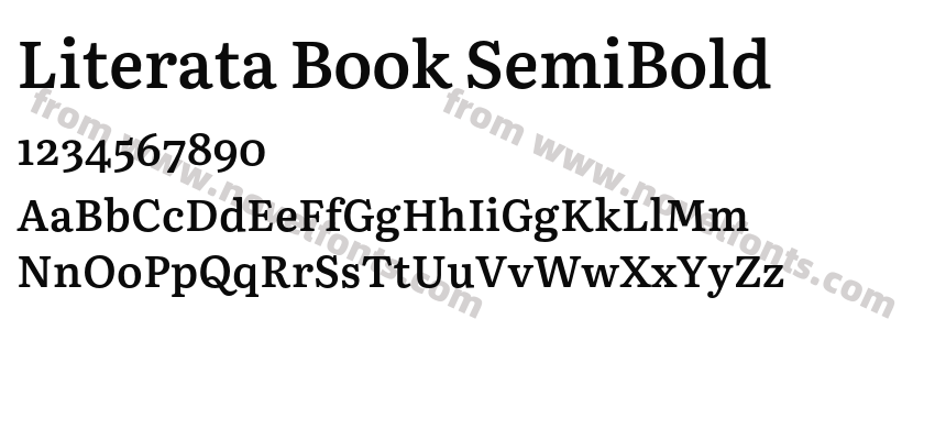 Literata Book SemiBoldPreview