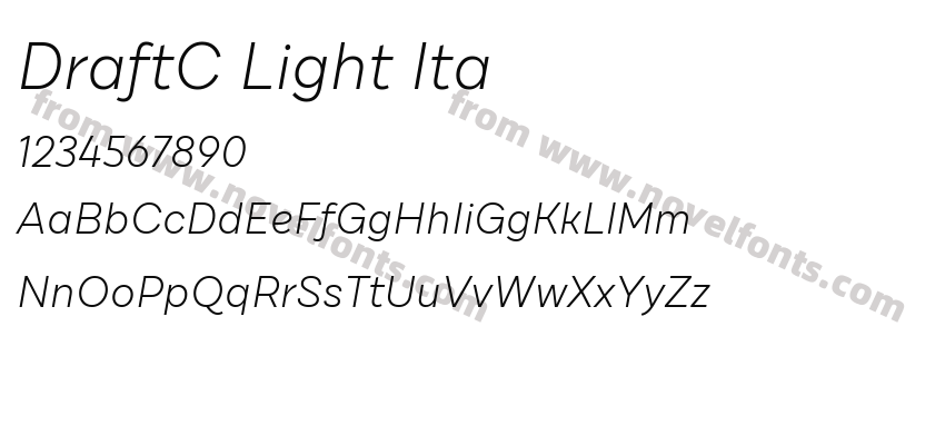 DraftC Light ItaPreview