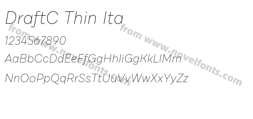 DraftC Thin ItaPreview