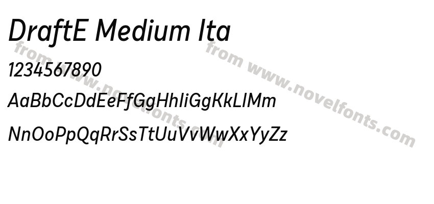 DraftE Medium ItaPreview
