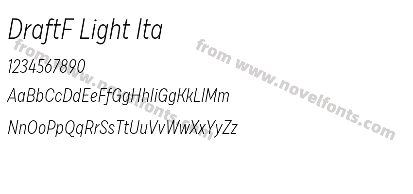 DraftF Light ItaPreview