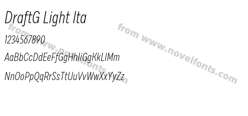 DraftG Light ItaPreview