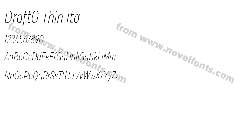 DraftG Thin ItaPreview