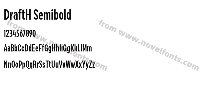 DraftH SemiboldPreview