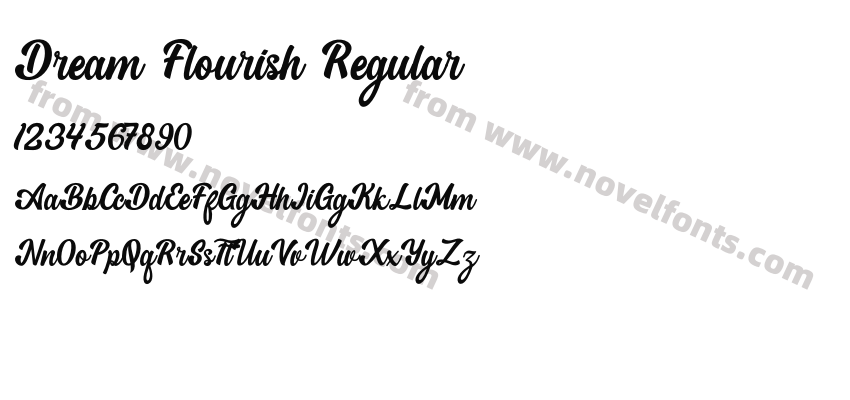 Dream Flourish RegularPreview