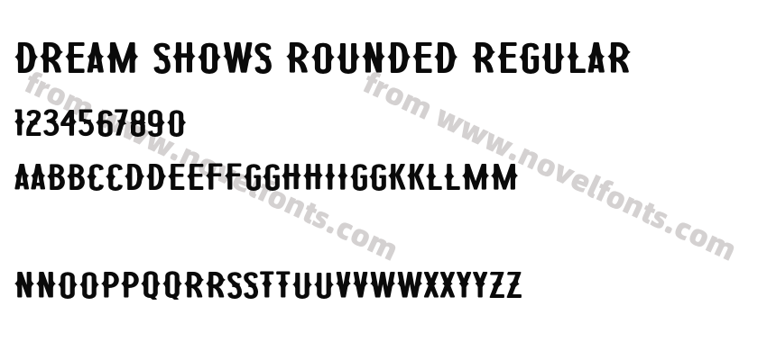 Dream Shows Rounded RegularPreview
