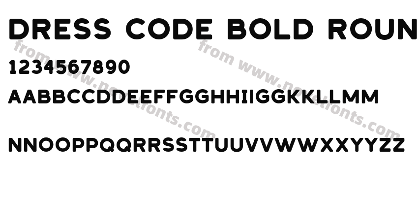 Dress Code Bold RoundPreview