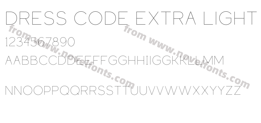 Dress Code Extra LightPreview