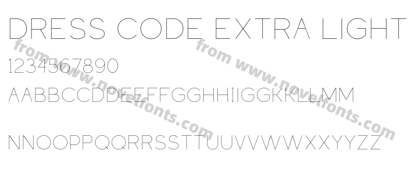 Dress Code Extra LightPreview