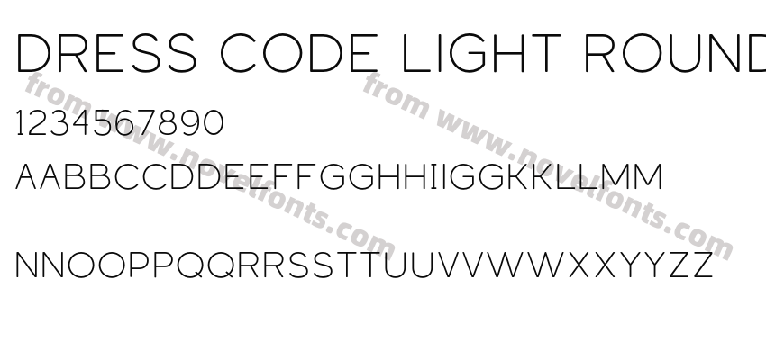 Dress Code Light RoundPreview