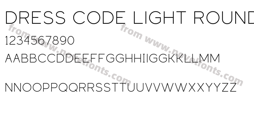 Dress Code Light RoundPreview