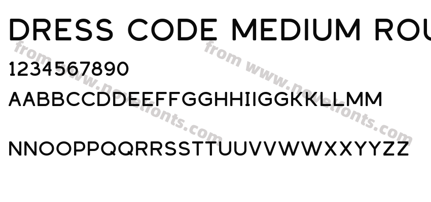 Dress Code Medium RoundPreview