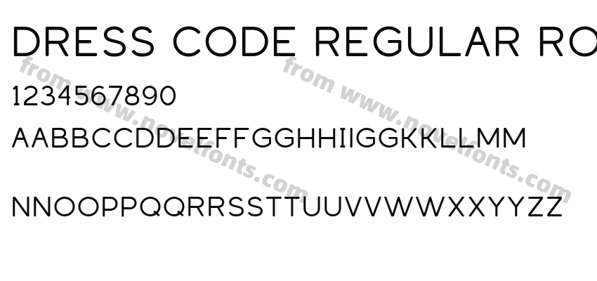 Dress Code Regular RoundPreview