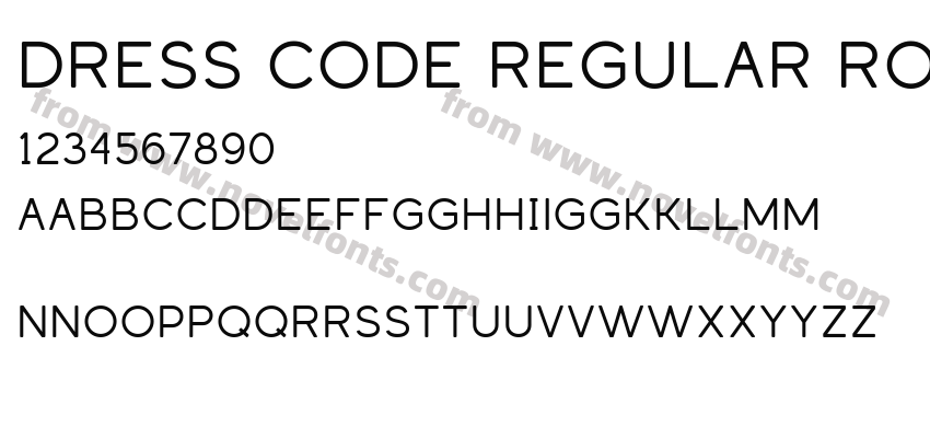 Dress Code Regular RoundPreview