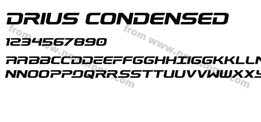 Drius CondensedPreview