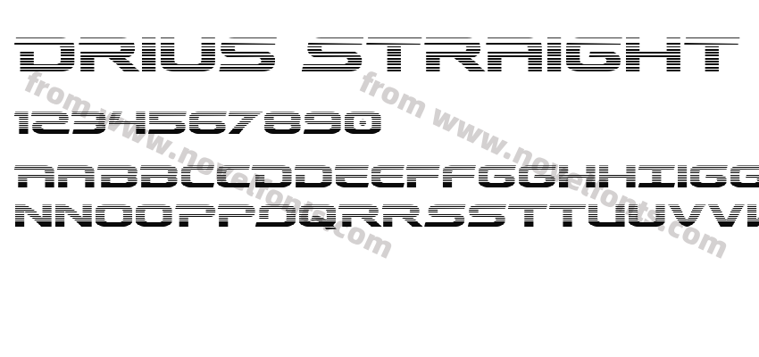 Drius Straight GradientPreview