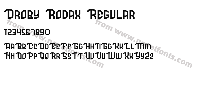 Droby Rodax RegularPreview