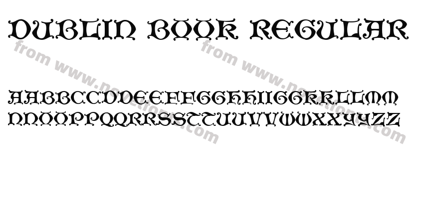 Dublin Book RegularPreview