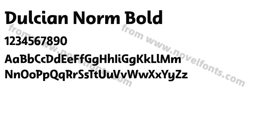 Dulcian Norm BoldPreview