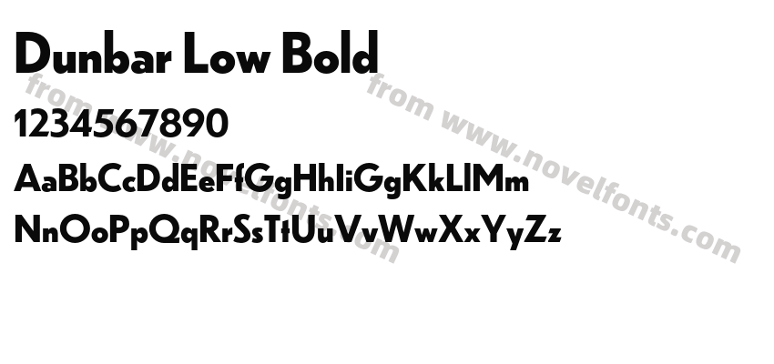 Dunbar Low BoldPreview