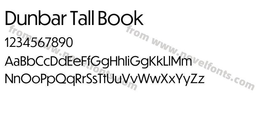 Dunbar Tall BookPreview