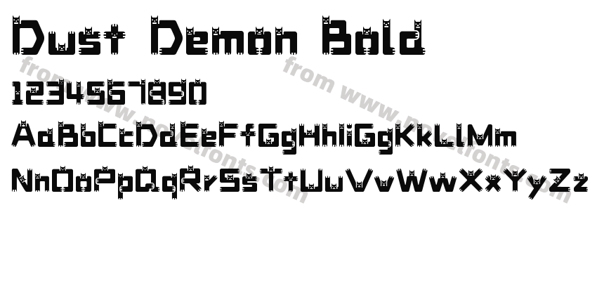 Dust Demon BoldPreview