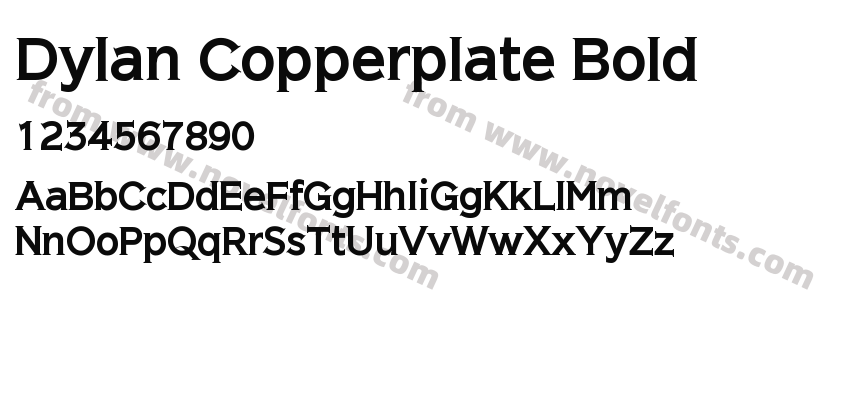 Dylan Copperplate BoldPreview