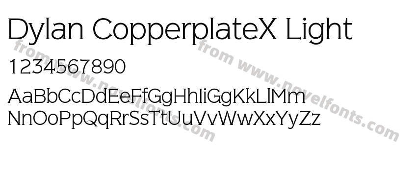 Dylan CopperplateX LightPreview