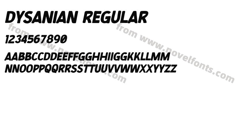 Dysanian RegularPreview