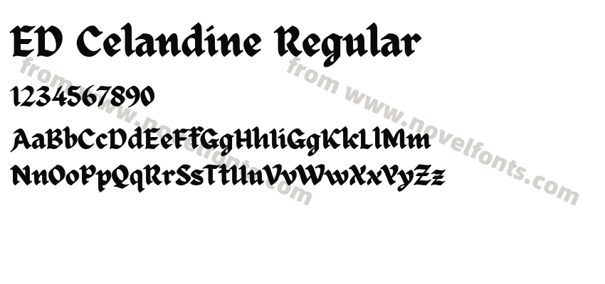 ED Celandine RegularPreview