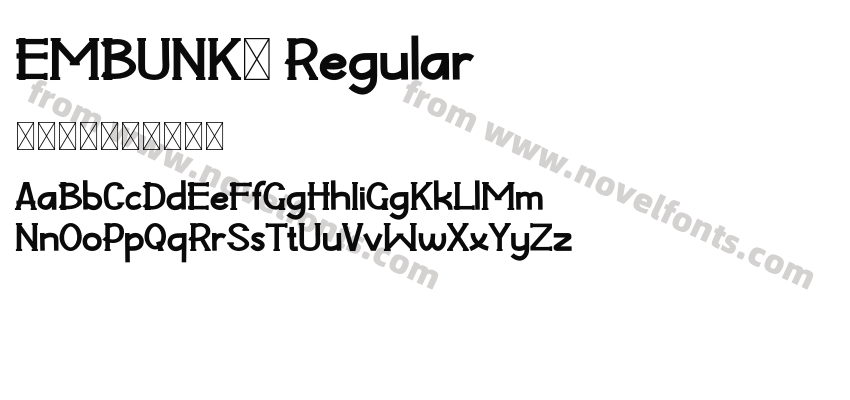 EMBUNK2 RegularPreview