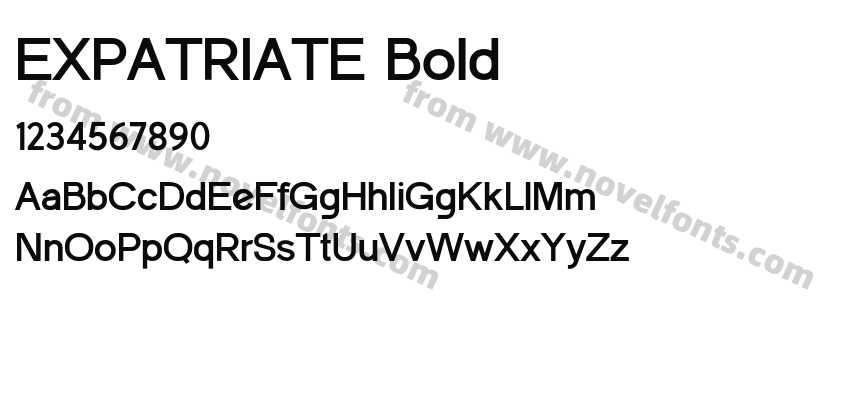 EXPATRIATE BoldPreview