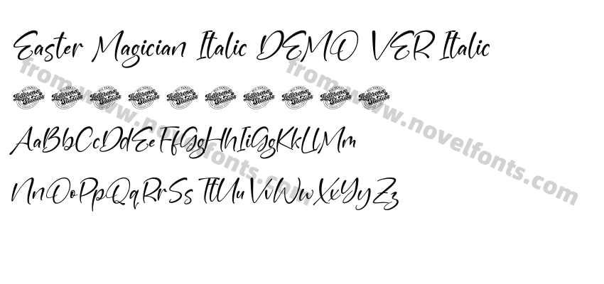 Easter Magician Italic DEMO VER ItalicPreview